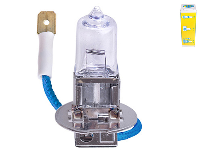 Лампа автомобильная галогенная HD для фары Trifa H3, 12V, 55W Duty, цоколь PK22s (21658)
