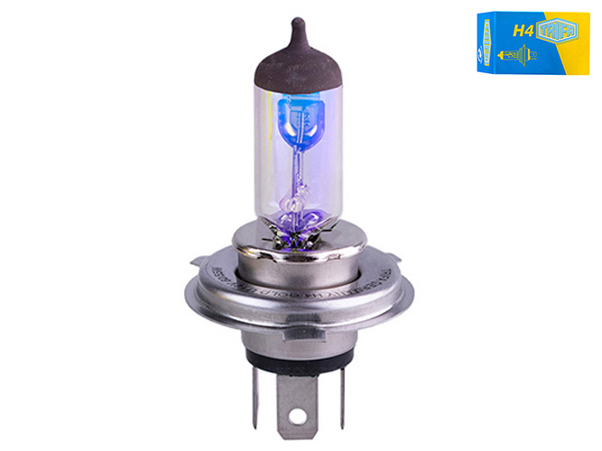 Лампа автомобільна галогенна для фари Trifa H4, 12V, 100 - 80W gold, цоколь P43t (91671)
