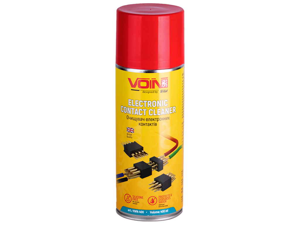 Средство для обработки внутренних поверхностей VOIN Очиститель электрических контактов, 400мл, VE-40