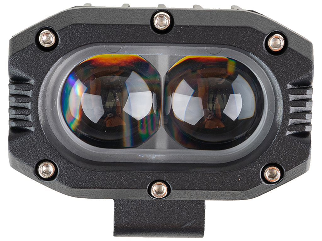 Фара рабочего света Pulso, WLP-20S8 SPOT 2Led х 20W, 102х66х95мм, 9-36V, 40W, 4300K-6000K