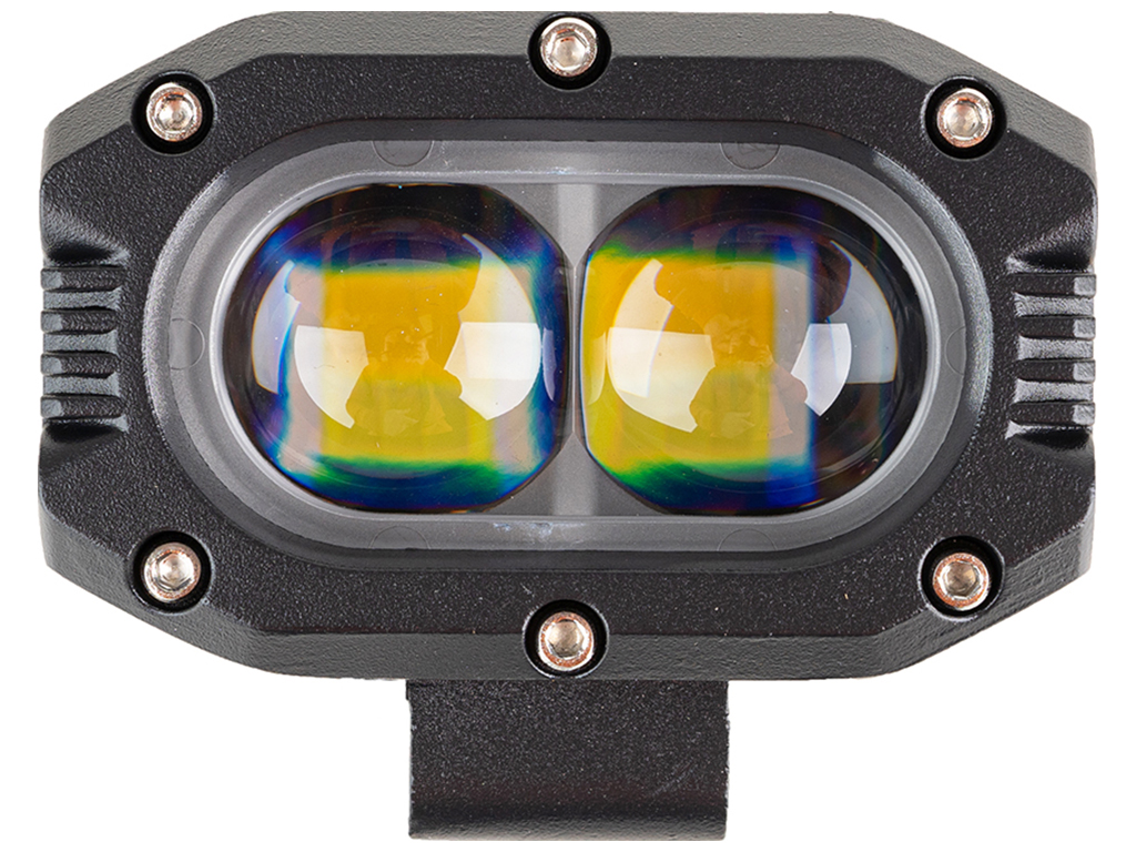 Фара рабочего света Pulso, WLP-20S8 SPOT 2Led х 20W, 102х66х95мм, 9-36V, 40W, 4300K-6000K