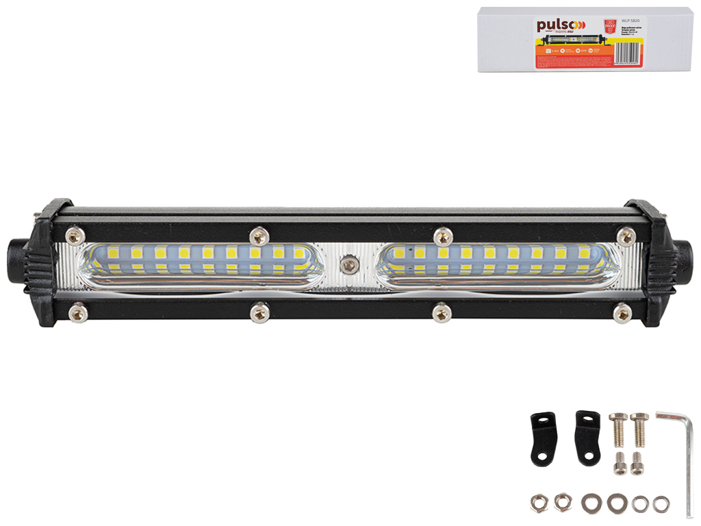 Фара рабочего света Pulso, WLP-SB20 SPOT 20Led х 1W, 180х45х40мм, 9-36V, 20W, 6000K
