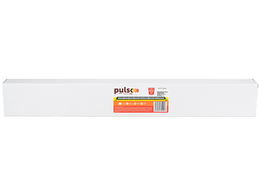 Фара рабочего света Pulso WLP-SB60 SPOT, 60Led х 1W, 542х45х40мм, 9-36V, 60W, 6000K