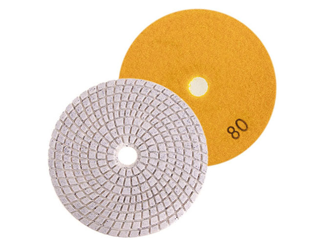 Круг алмазный шлифовальный на липучке Alloid 100мм, зерно 80, (DD-100080)