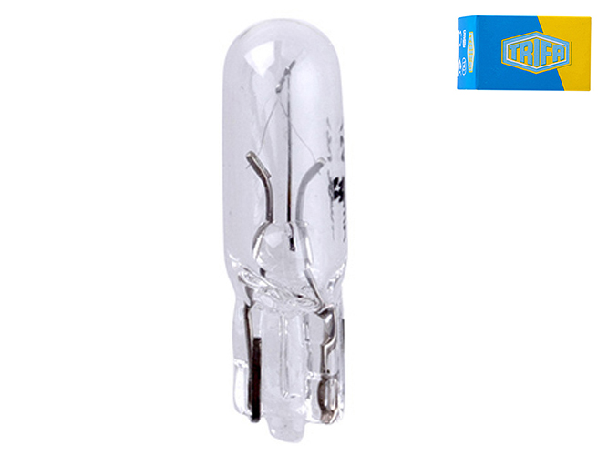 Лампа автомобільна з клиновидним цоколем Trifa, 24V 1,2W, цоколь W2x4,6d (01704)