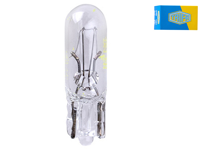 Лампа автомобильная с клиновидным цоколем Trifa, 24V, 2W, цоколь W2x4,6d (01705)
