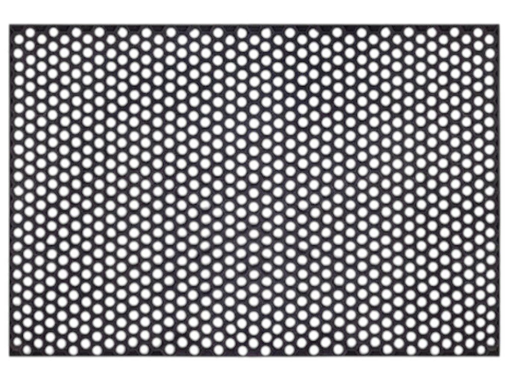 Килимок гумовий Cota, побутовий, рельєфна поверхня, 2,7кг, 600×900×9мм, колір чорний