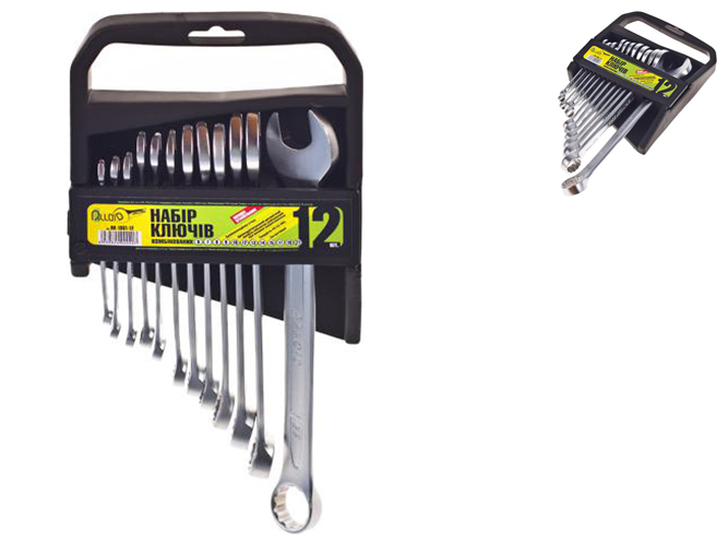 Набор ключей комбинированных Alloid (цена за набор 12 предметов), НК-1061-12