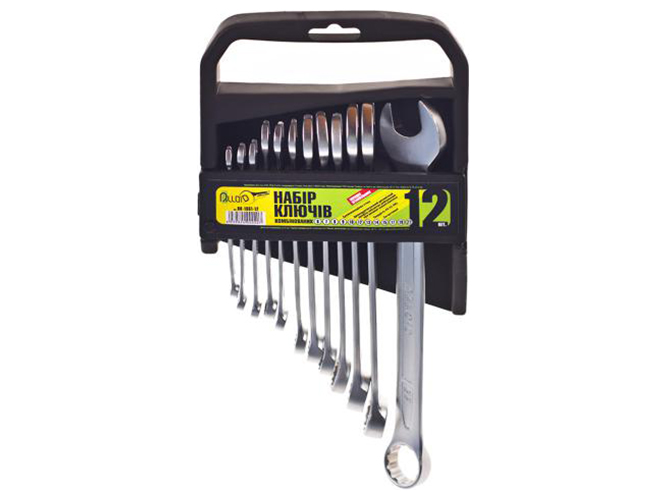 Набор ключей комбинированных Alloid (цена за набор 12 предметов), НК-1061-12
