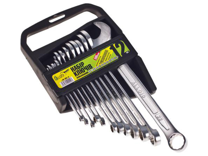 Набор ключей комбинированных Alloid (цена за набор 12 предметов), НК-1061-12