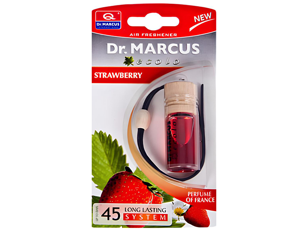 Освежитель воздуха автомобильний DrMarkus Ecolo New Strawberry "Пробка", 4,5мл (226)
