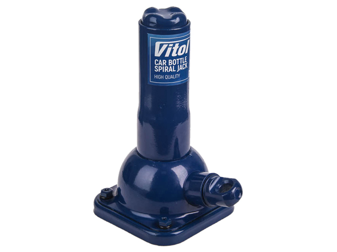 Домкрат механический Vitol телескоп 2т, высота подъема 21,5 - 48,5см, 4,5кг (DM-4852T ST-107H)