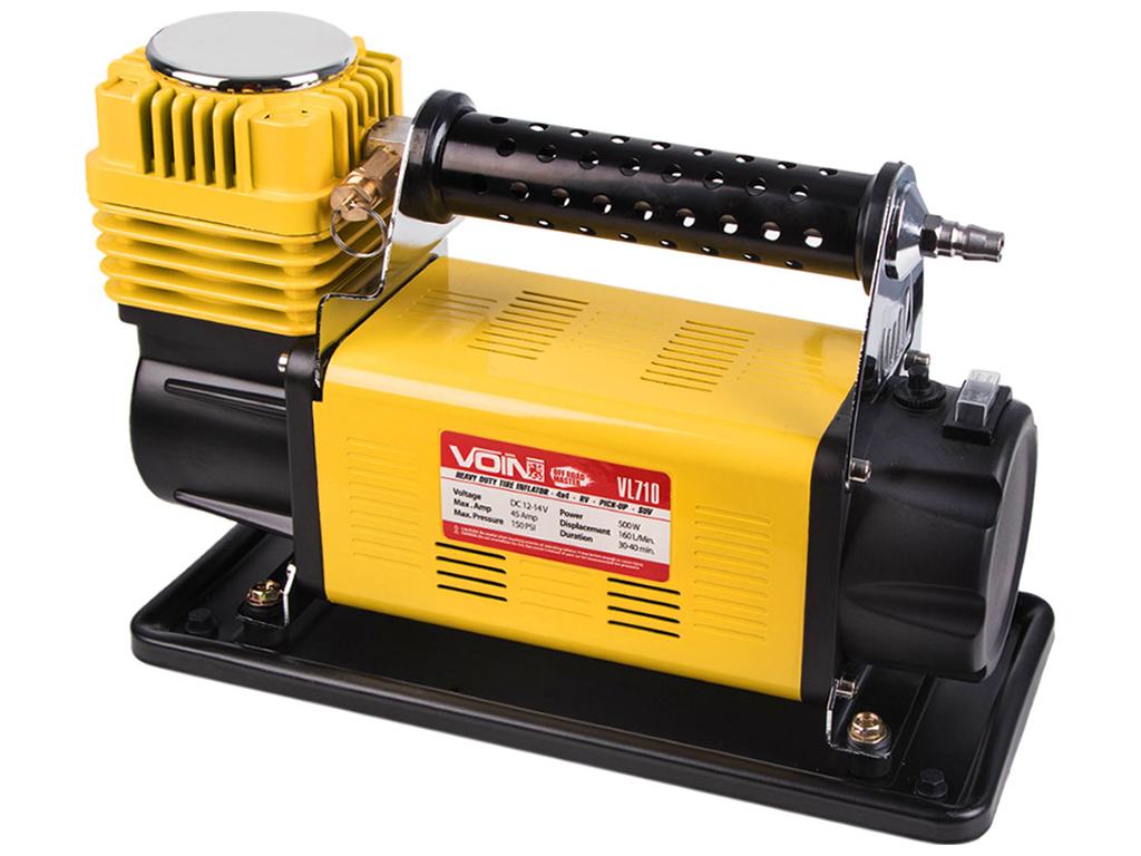 Компрессор автомобильный VOIN VL-710, OFF ROAD MASTER, 150psi, 45A, 160л, клеммы