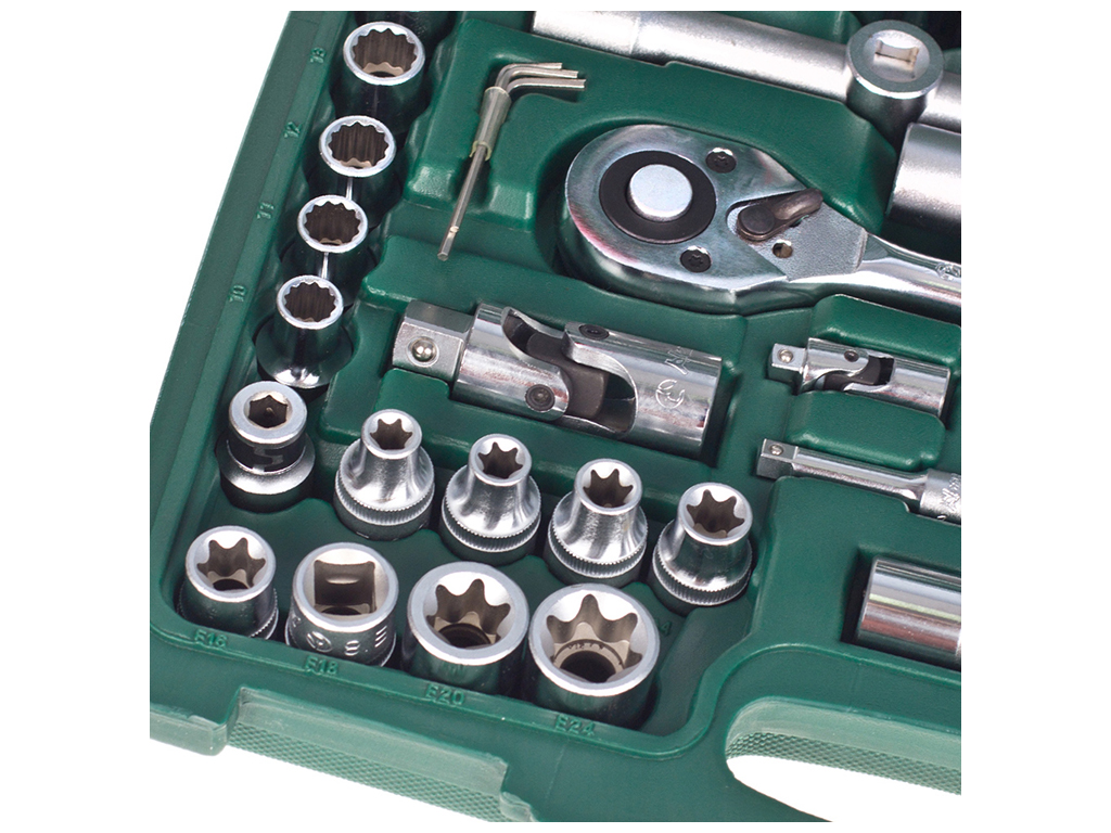 Набор торцевых головок HANS, профессиональный, 1/4 "DR4-14мм и 1/2 "DR10-32мм(цена за набор 108 пред