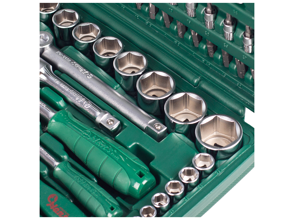 Набор торцевых головок HANS, профессиональный, 1/4 "DR4-14мм и 1/2 "DR10-32мм(цена за набор 108 пред