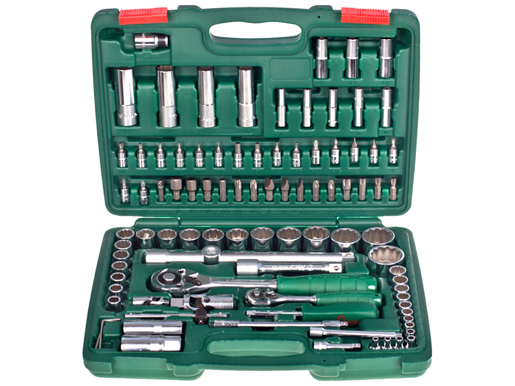 Набор торцевых головок HANS, профессиональный 1/4 "DR4-14мм и 1/2 "DR10-32мм (цена за 94 предметов) 