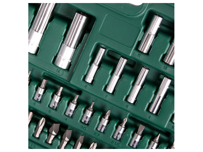 Набор торцевых головок HANS, профессиональный 1/4 "DR4-14мм и 1/2 "DR10-32мм (цена за 94 предметов) 