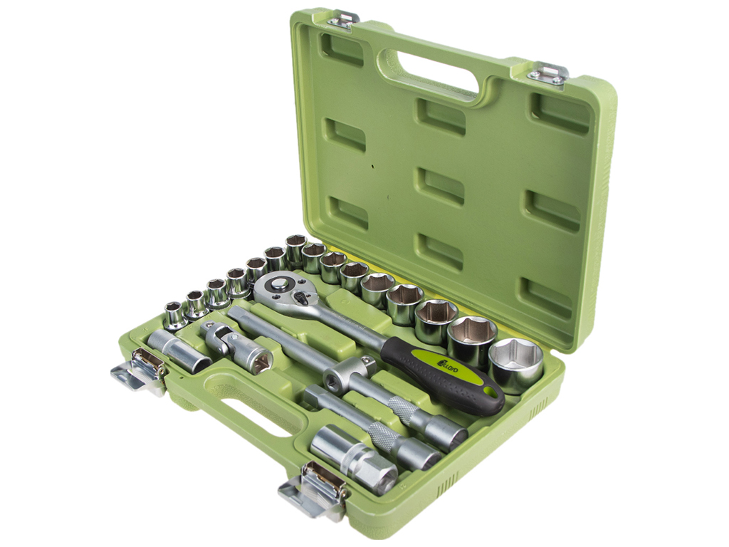 Набор головок 1/2" Alloid, 10-32мм (цена за набор 22 предмета) (НГ-4022П)