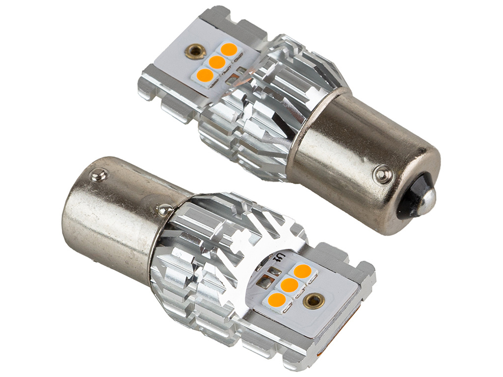 Лампа Pulso габаритные LED 1156/BAU15s/6SMD-2835, 9-32v, 1050lm (цена за 2шт) (LP-66156A)