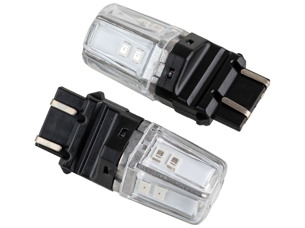 Лампа Pulso габаритные LED 3157/W2.5x16q/12SMD-2835, 2контакта, 9-36v, 120/50lm RED (цена за 2шт) (L