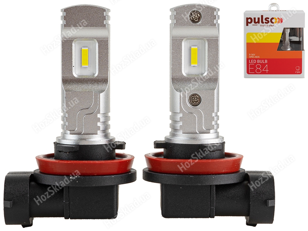 Лампи PULSO E84-H8/H9/H11/H16, 9-36v, 2x15w, 2000Lm, 4300K, 2835