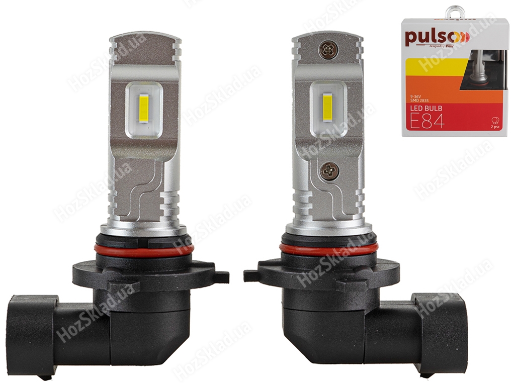 Лампы PULSO E84-HB3/HB4, 2835, 9-36v, 2x15w, 2000Lm, 4300K