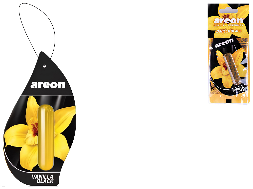 Освежитель воздуха жидкий листок Areon "liquid" Vanilla Black, 5мл (LR23)
