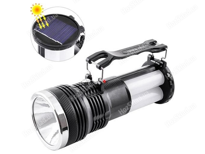 Ліхтар переносний Luxury 2881 T, 1W+16SMD, сонячна батарея, Li-Ion акумулятор, ЗУ 220V