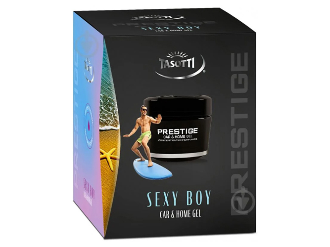 Ароматизатор на панель приладів Tasotti Gel Prestige Sexy Boy, 50мл (000000)