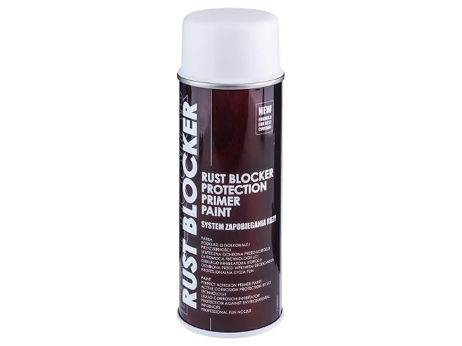Краска аэрозольная Deco Color 4в1 Rust Bloker, 400мл, белый (RAL9010/728404)