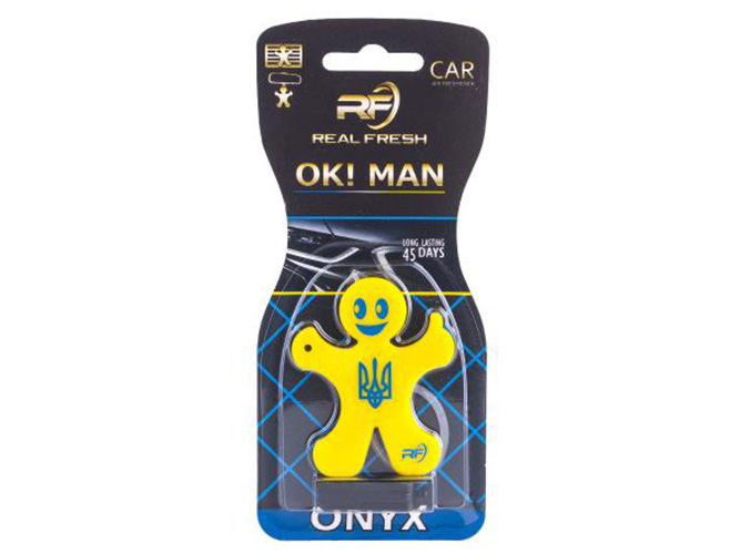 Освежитель воздуха REAL FRESH OK! MAN Premium Onyx