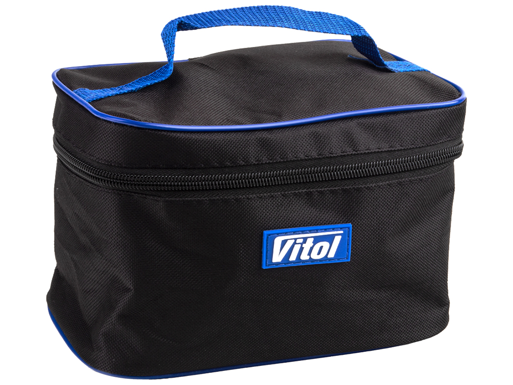 Компрессор Vitol K-22, 100psi, 14Amp, 37л, фонарь/автостоп/прикуриватель