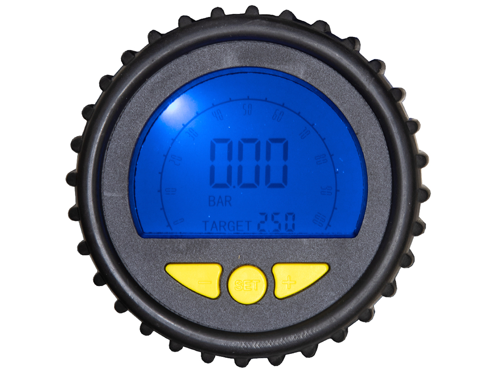 Компрессор Vitol K-22, 100psi, 14Amp, 37л, фонарь/автостоп/прикуриватель