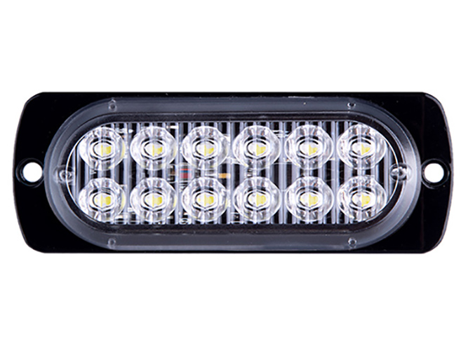 Повторитель габарита 12 LED 12V белый (AG-ZWD-BSBK-12/W)
