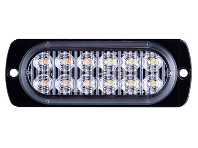 Повторитель габарита 12 LED 12V белый+желтый (AG-ZWD-BSBK-12/W+Y)