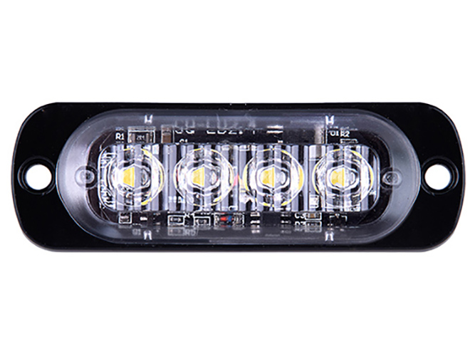 Повторитель габарита 4 LED 12V белый (AG-ZWD-BSBK-4/W)