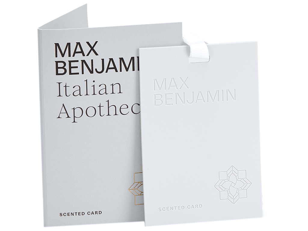 Освежитель воздуха Max Benjamin Scented Card Itallian Apothecary, для шкафа и авто, 8×0,5×11,3см (71