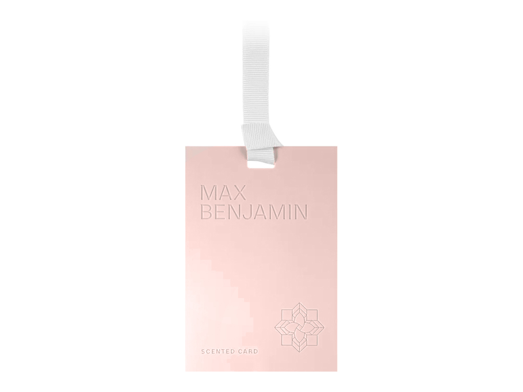 Освежитель воздуха Max Benjamin Scented Card French Linen Water, для шкафа и авто, 8×0,5×11,3см (717