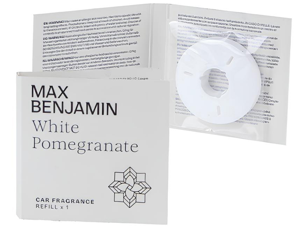 Освіжувач повітря автомобільний Max Benjamin Refill White Pomegranate (запаска) (718001)