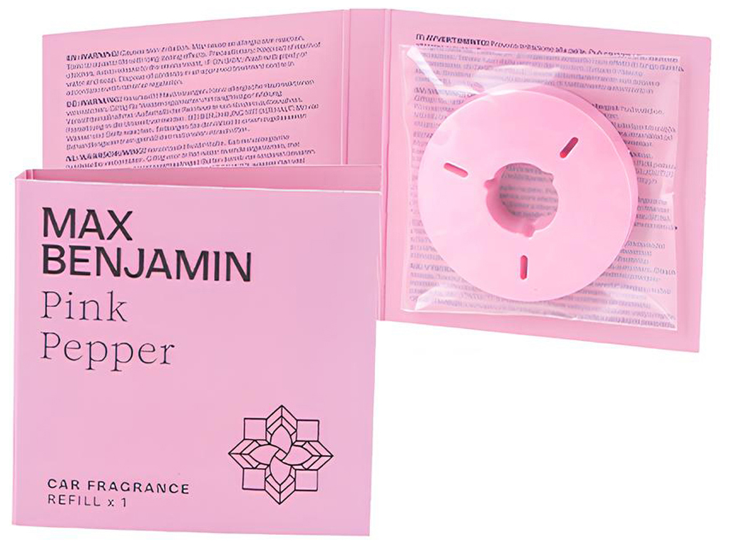 Освіжувач повітря автомобільний Max Benjamin Refill Pink Peper (запаска) (718025)