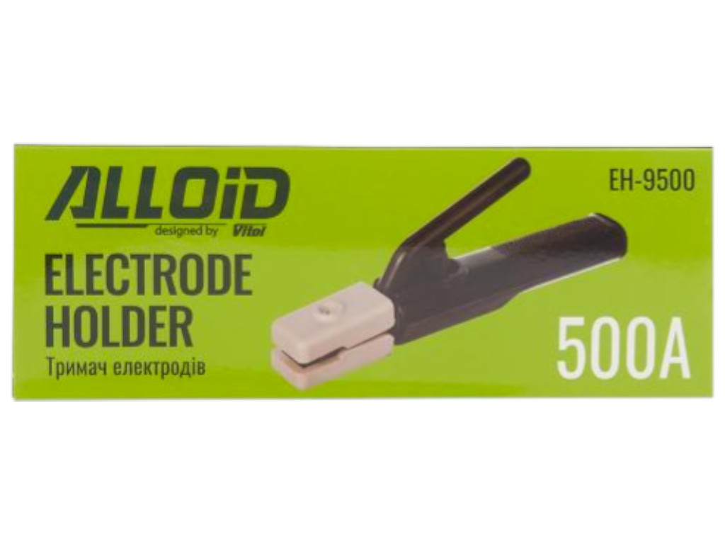 Держатель электродов Alloid 500а, термостойкий корпус, усиленный зажим