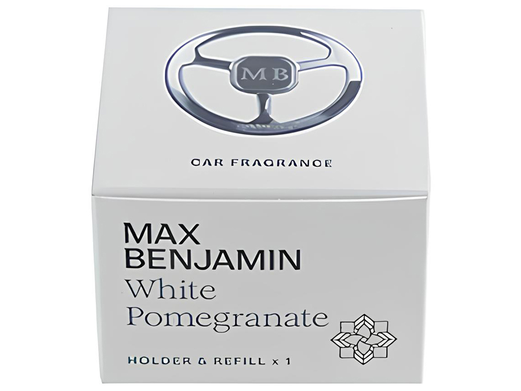 Освежитель воздуха автомобильный Max Benjamin Holder&Refills White Pomegranate, 7×7×5см (717905)