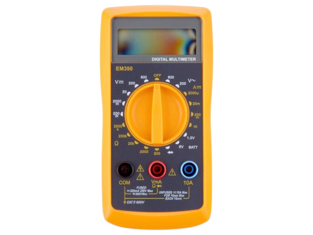 Мультиметр цифровой Alloid MDT-8051, ручной, LCD дисплей, измерение батарей