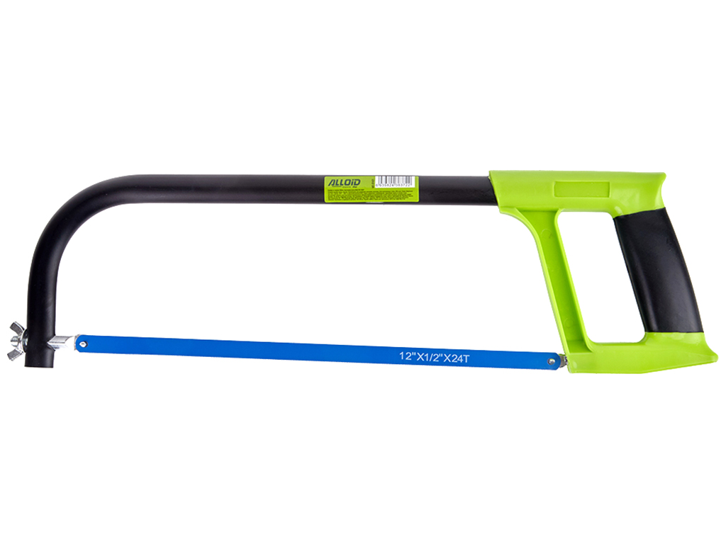 Ножовка по металлу Alloid, 30см, пластиковая ручка