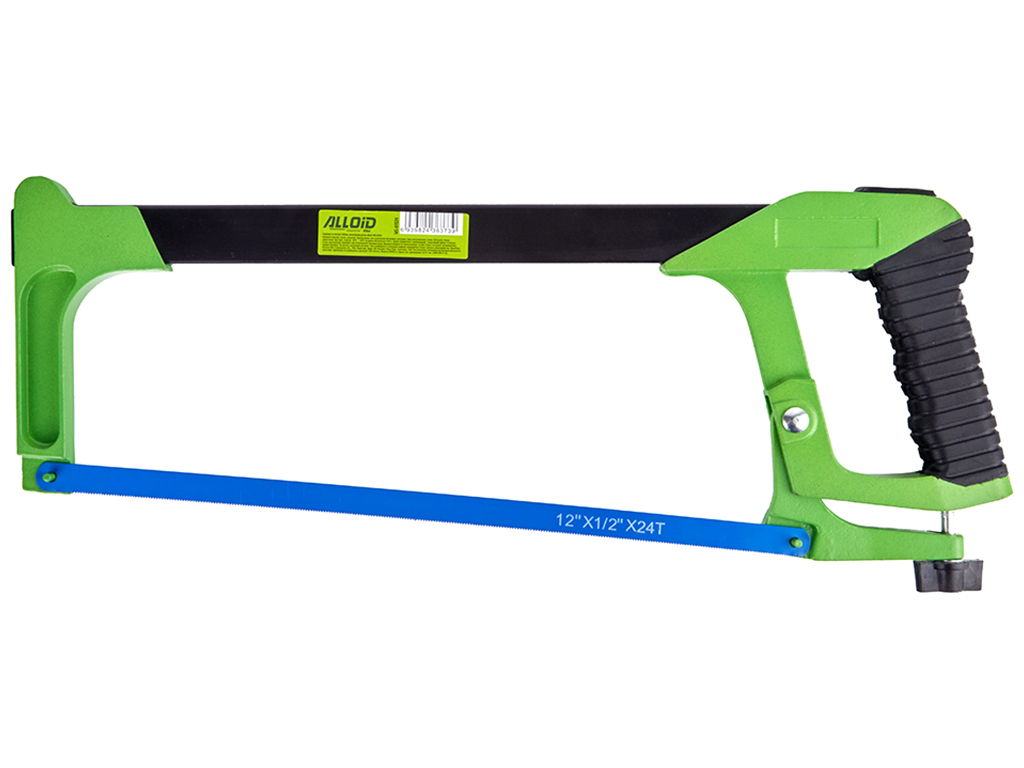 Ножовка по металлу Alloid, 30см, алюминиевая ручка