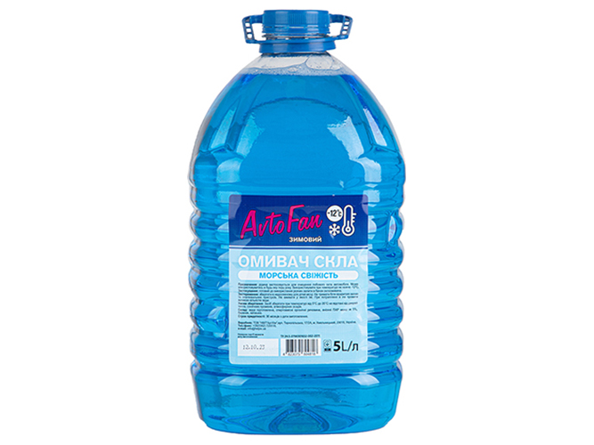 Омивач для скла Avto Fan Морська Свіжість (до -12С), 5л