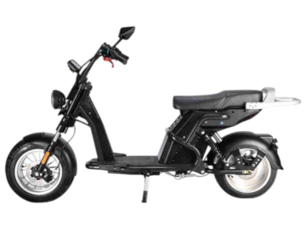 Электроскутер Larsky r804z9, 3000Вт, 60v 20ah, 12-дюймовые колеса, цвет черный