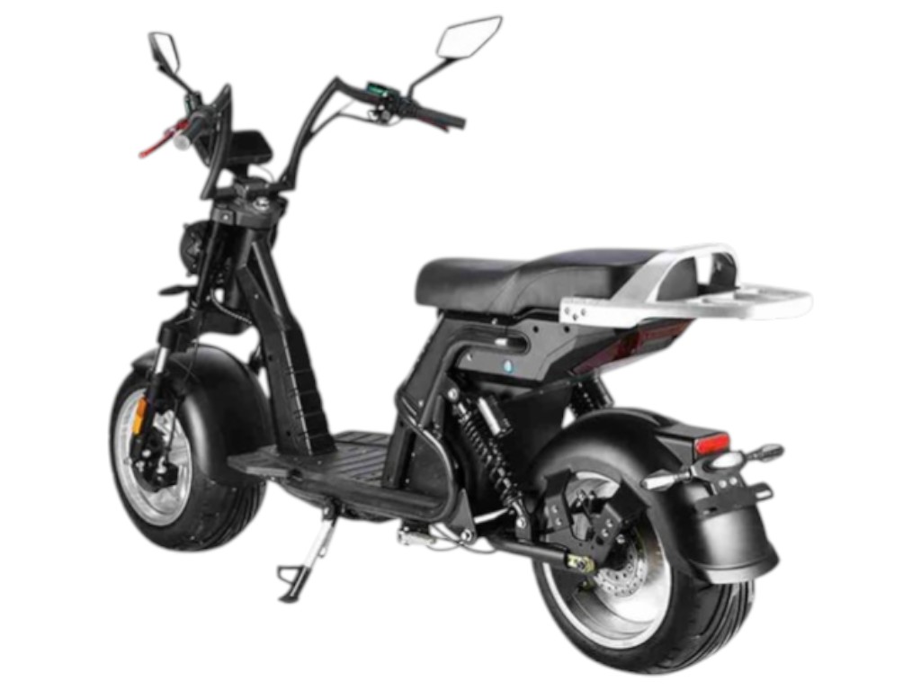 Электроскутер Larsky r804z9, 3000Вт, 60v 20ah, 12-дюймовые колеса, цвет черный