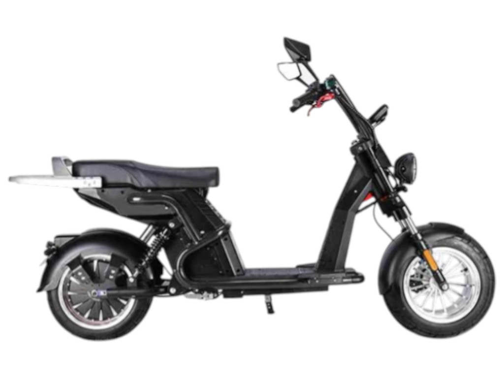 Электроскутер Larsky r804z9, 3000Вт, 60v 20ah, 12-дюймовые колеса, цвет черный