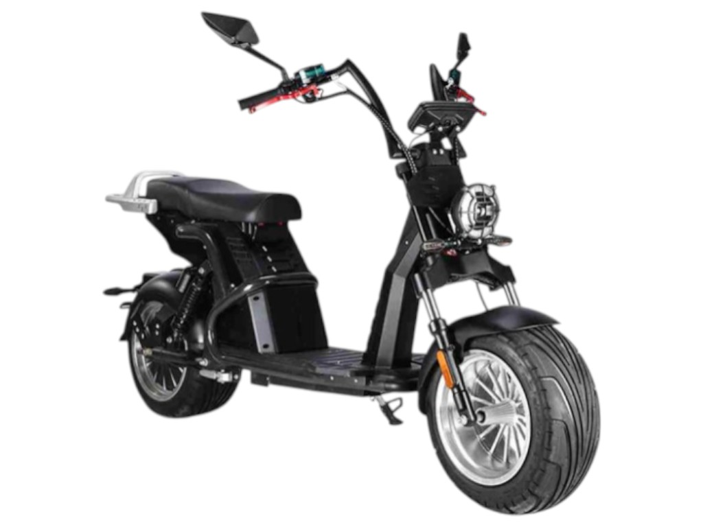 Электроскутер Larsky r804z9, 3000Вт, 60v 20ah, 12-дюймовые колеса, цвет черный